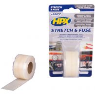 HPX Stretch & Fuse vulkaniserende tape transparant 25 x 3 meter