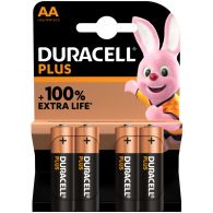 Duracell Plus Power Duralock Alkaline AA/LR6 batterij 4-pack