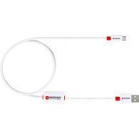 SKROSS BUZZ Alarm Cable Micro USB kabel wit 