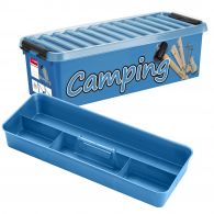 Sunware Q-line Camping opbergbox 9,5L blauw 