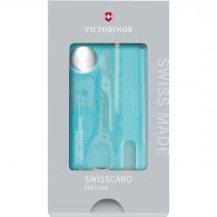 Victorinox Swiss Card nagelverzorgingsset ijsblauw ijsblauw