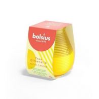 Bolsius Citronella buitenkaars geel 