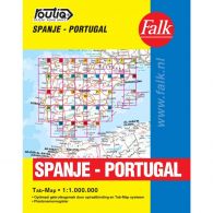 Falk Routiq autokaart Spanje en Portugal Tab Map 