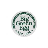 Big Green Egg Round White Sign Est 1974 decoratie 