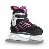 Fila X One Ice 20 verstelbare ijshockeyschaatsen junior black pink
