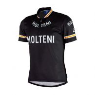 Rogelli Wagtmans Molteni fietsshirt heren zwart 