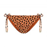 Beachlife Leopard Spots strik bikini broekje dames 