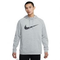 Nike Dri-FIT hoodie heren dark grey heather black 