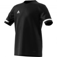 Adidas Team19 voetbalshirt junior black white 