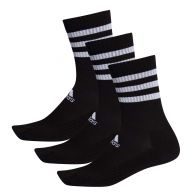 Adidas 3-Stripes sokken black 3-pack 