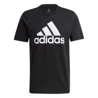 Adidas Essentials Big Logo shirt heren black white 