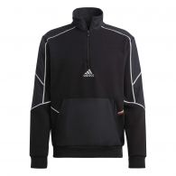 Adidas Essentials Reflect-in-the-dark Polar Fleece  trainingsjack heren black 