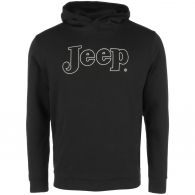 Jeep Vintage Outline hoodie heren black 