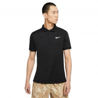 Nike Court Dri-FIT Victory tennispolo heren zwart wit 
