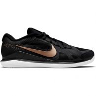 Nike Court Air Zoom Vapor Pro tennisschoenen dames zwart wit metallic red bronze 