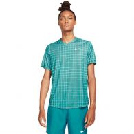Nike Court Dri-FIT Victory tennisshirt heren rift blue  wit