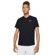 Nike Court Dri-Fit Victory tennisshirt heren black  white