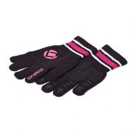 Brabo Wintergloves hockeyhandschoenen black pink 