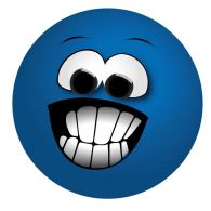 Brabo Emojies hockeybal blue 