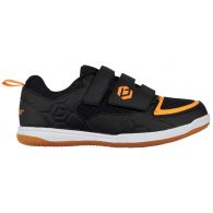 Brabo Velcro 316.21022 zaalhockeyschoenen junior black orange