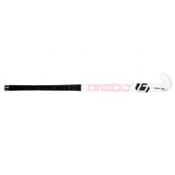 Brabo IT TC-30 Classic Curve zaalhockeystick junior white pink