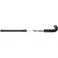 The Indian Maharadja Gold 95 Low Bow hockeystick black white gold foil 