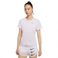 Nike Dri-FIT Run Division hardloopshirt dames venice violet haze
