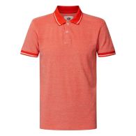 Petrol Industries Causal polo heren bright coral 