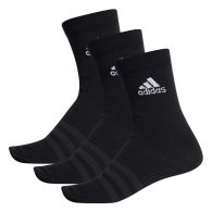 Adidas Light Crew sokken black 3-pack 