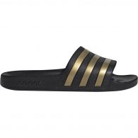 Adidas Adilette Aqua slippers core black gold metallic 