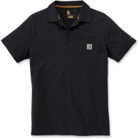 Carhartt Force Relaxed Fit Midweight polo heren black 