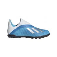 Adidas X 19.3 TF EF9123 voetbalschoenen junior bright  cyan