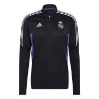Adidas Real Madrid trainingsshirt 22 - 23 heren black 