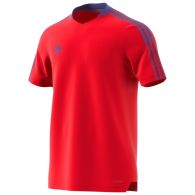 Adidas Tiro Primeblue Training voetbalshirt heren  scarlet semi night flash