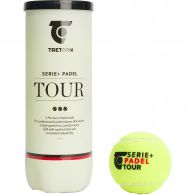 Tretorn Serie+ Padel Tour padelballen yellow 