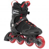 K2 FIT 84 Pro inline skates heren black red 