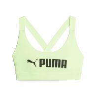 Puma Fit sport bh dames speed green Puma black 
