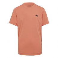 Adidas Club 3-Stripes tennisshirt junior orange 