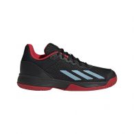 Adidas Courtflash HP9717 tennisschoenen junior black red  blue