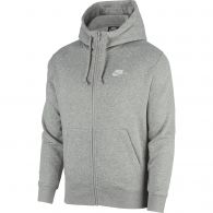 Nike Sportswear Club Fleece vest heren dark grey heather matte silver white