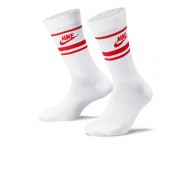 Nike Sportswear Dri-FIT Everyday Essential sokken heren white university red 