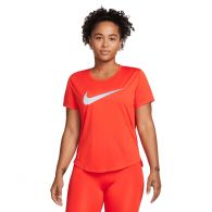 Nike One Dri-FIT Swoosh hardloopshirt dames red 