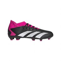 Adidas Predator Accuracy.3 FG GW4589 voetbalschoenen  core black cloud white team shock pink 2