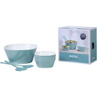 Mepal Conix giftset salade nordic green 6-delig 