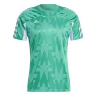 Adidas Tiro voetbalshirt heren court green blue dawn 