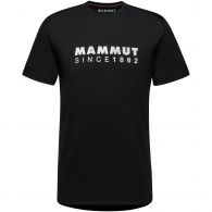Mammut Trovat Logo shirt heren black 
