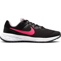 Nike Revolution 6 DD1096 hardloopschoenen junior black pink foam hyper pink