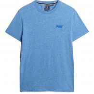 Superdry Essential Logo shirt heren fresh blue grit 