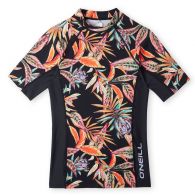 O'Neill Printed UV shirt junior black tropical flower 