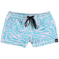 Beach & Bandits Crazy Coral UPF50+ zwemboxer junior pink blue 